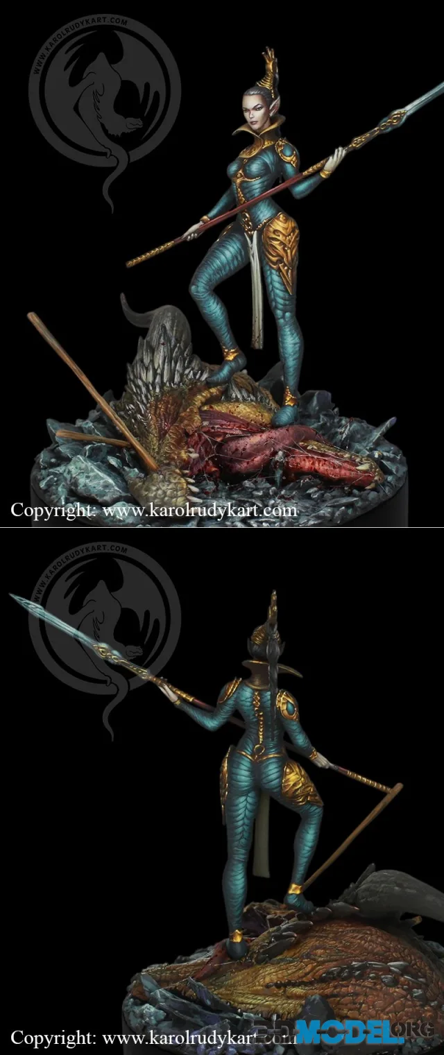 Ithiriel The Elder - Souls Of The Dragon Campaign – Printable