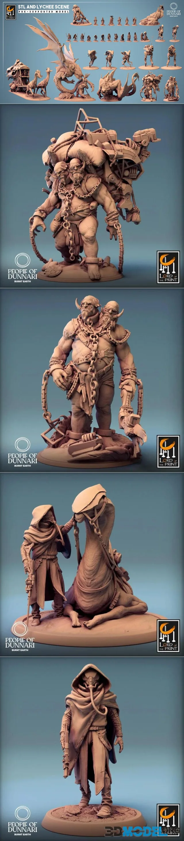 Lord of the Print - People Of The Dunnari March 2024 – Printable