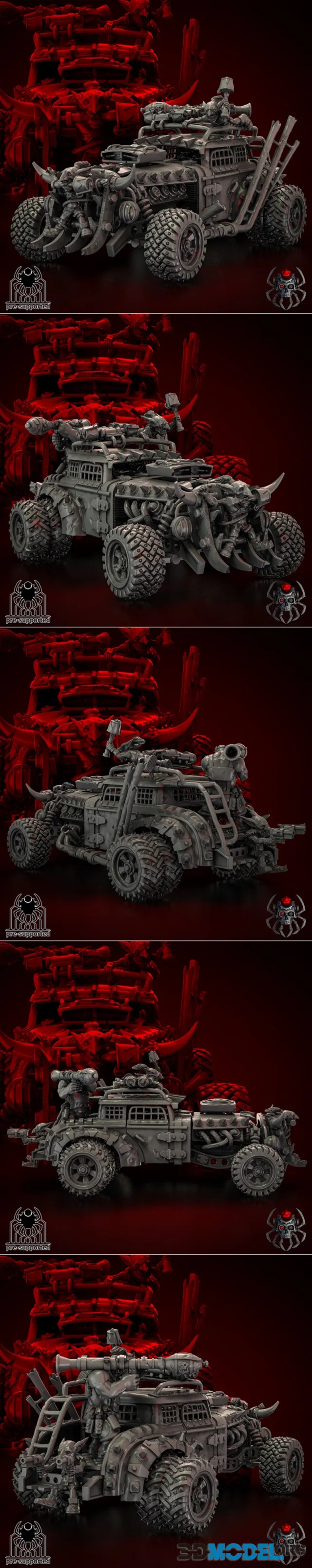 EightLegs Miniatures - Orkz Hottruck – Printable