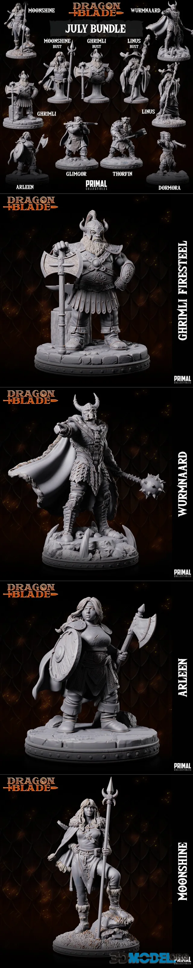 Primal Collectibles July 2023 – Printable