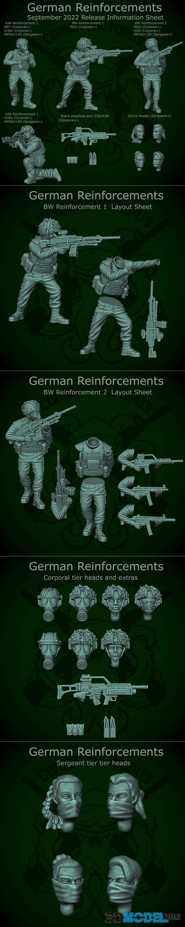 German Reinforcements – Printable