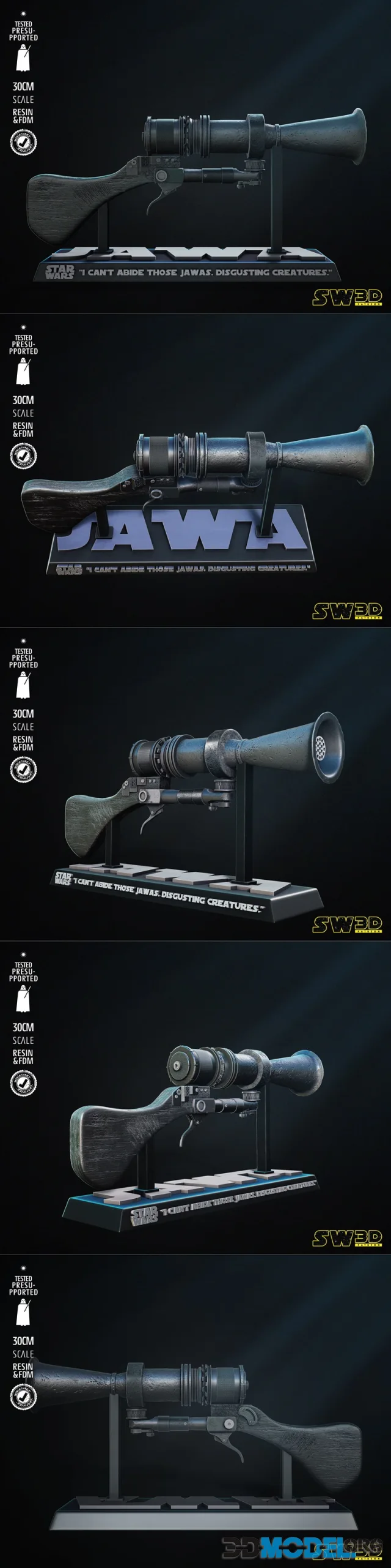 Star Wars - Jawa Blaster – Printable