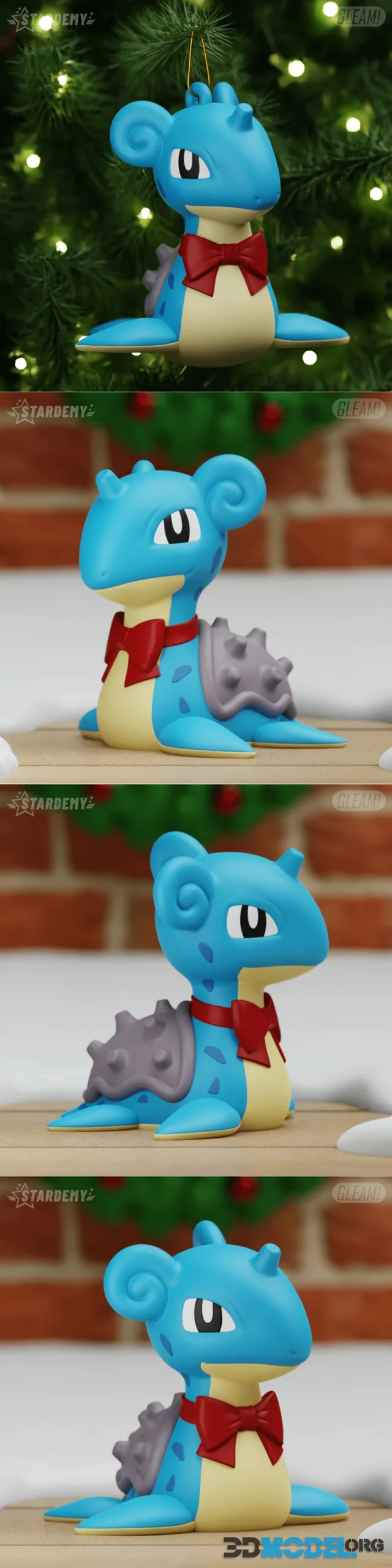 Lapras Christmas Gleam – Printable