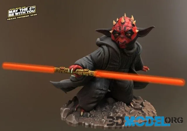 Hex3D - Darth Yoddle – Printable