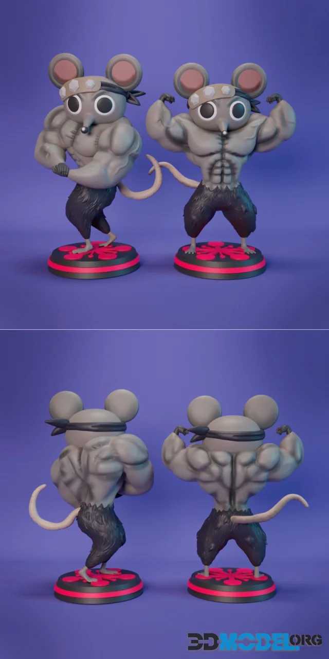 Blue Spray - Uzui Ninja Mice – Printable