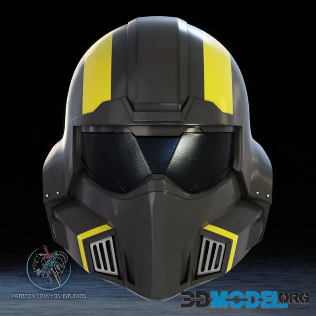Hell Diver 2 Helmet – Printable