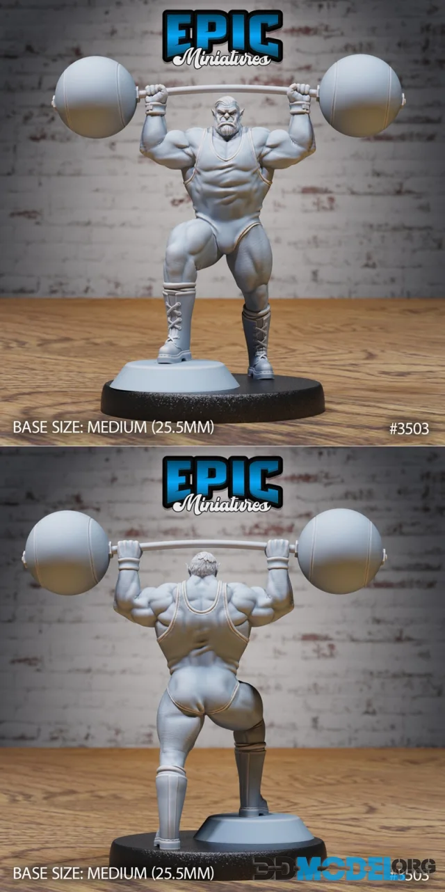 Epic Miniatures - Orc Strongman – Printable