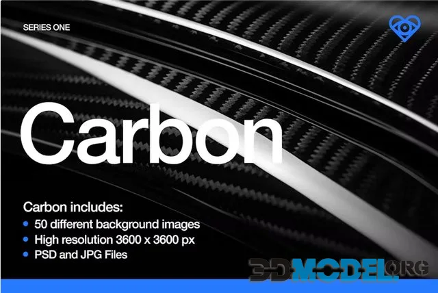 50 Black & White Carbon Textures