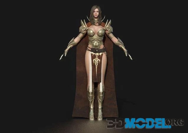 Character – Valkyrie Warrior Girl (PBR)