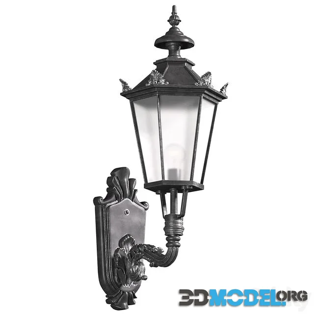 Classical Outdoor Wall Lamp Lighted Lantern Sconce