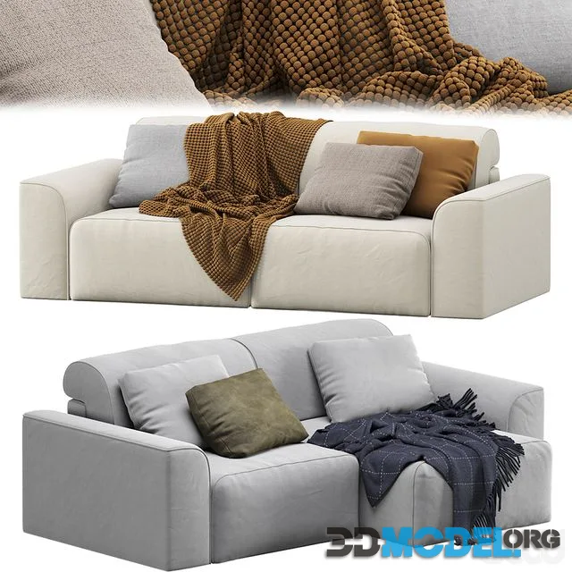 Corner Sofa Baivin Soft Light by Divan.ru