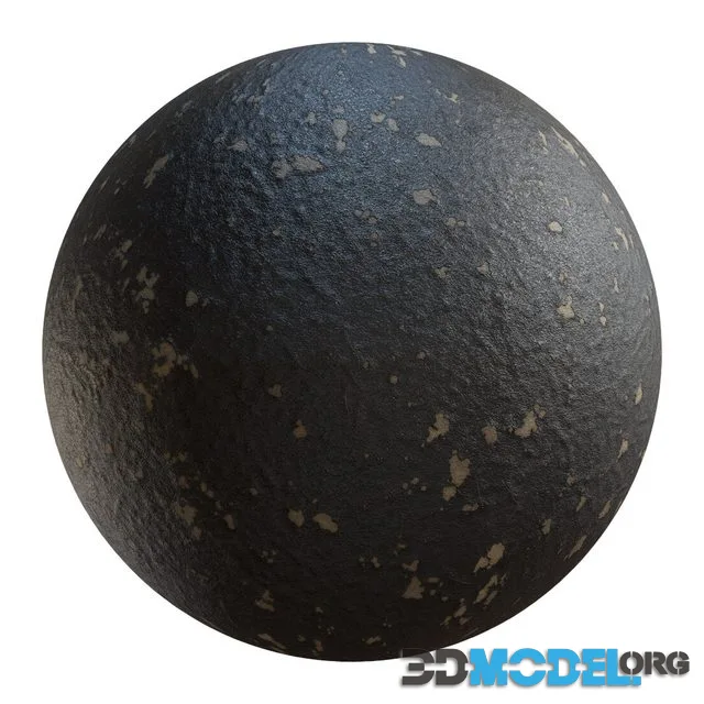 Damaged black leather 64 87 4K