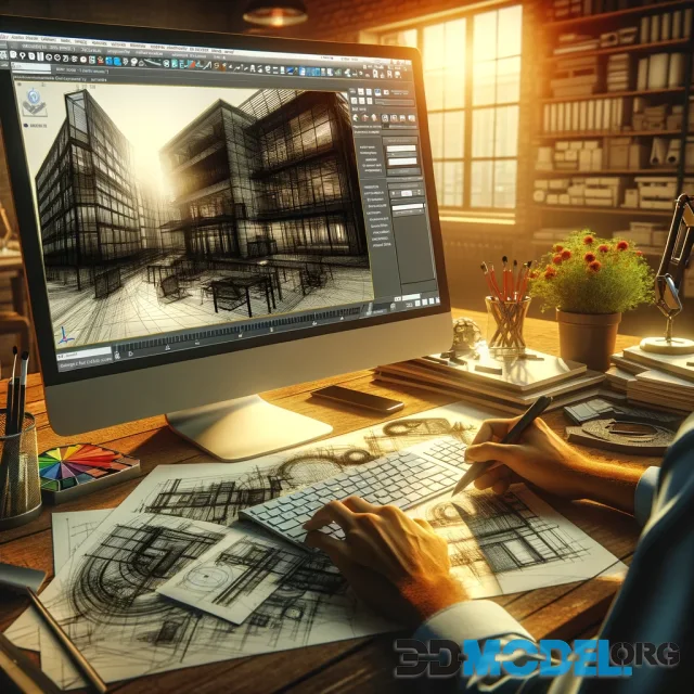 Features of creating architectural 3D scenes in 3Ds Max: nuances of ...