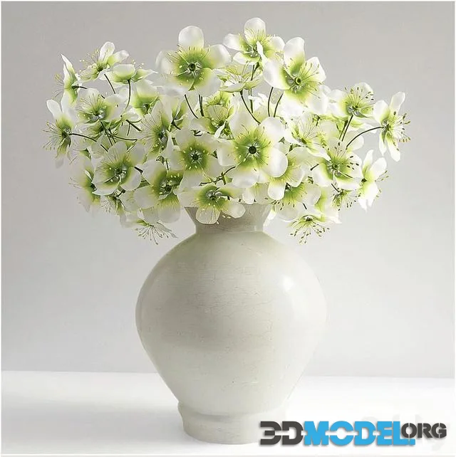 Flowers in a vase 003