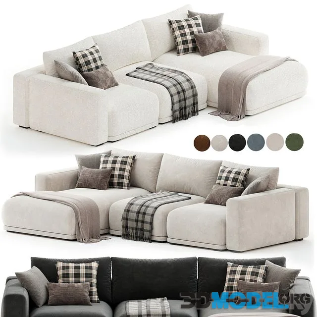 Frances Three Seater Corner Sofa