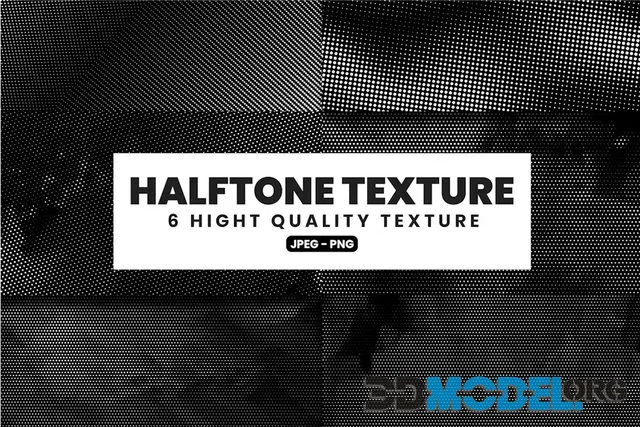 Halftone Texture 6 pcs