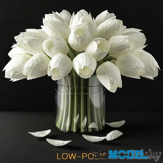 Handcrafted Real Touch Tulips