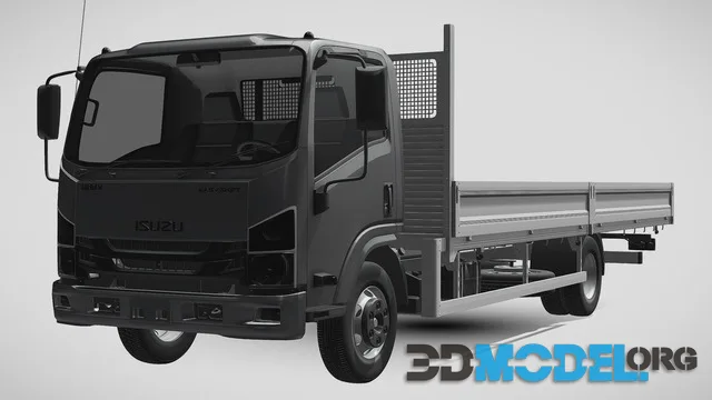 Isuzu elf rigid body truck 2021 (Blender)
