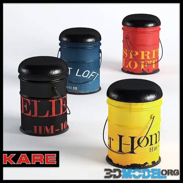 Kare Stool Bucket
