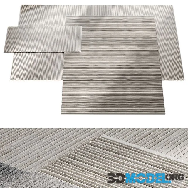 Set of rugs Kelo by Studio Emily Broom
