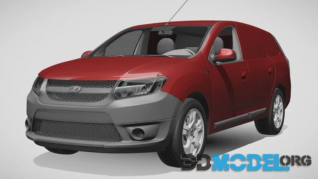 Lada largus furgon 2016 (Blender)