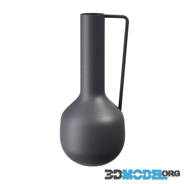 Metal Vase with Handle by Bloomingville