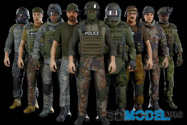 Modular military character 2