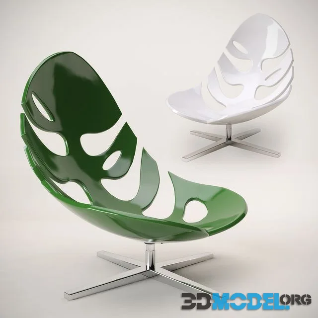 Monstera lounge chair by Philip Ahlstrom