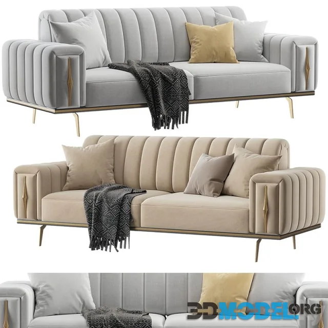 Natura Split Three-Seat Sofa