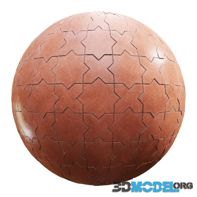 Orange ornament tiles 62 78 4K