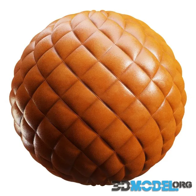 Orange quilted leather 62 31 4K