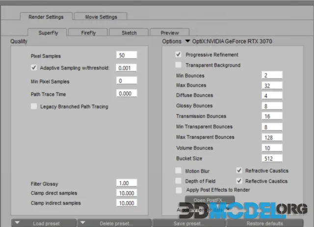 Poser 13 and the SuperFly renderer