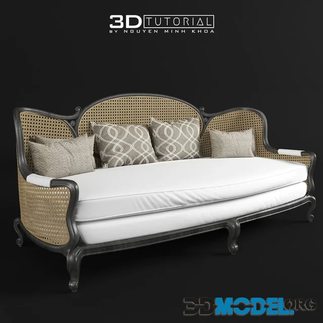 rattan sofa