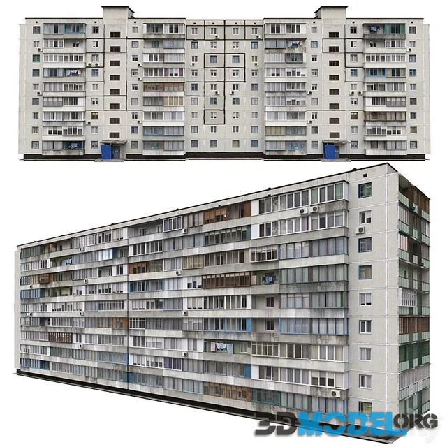 Residential building, Soviet era. Series 1KG-480