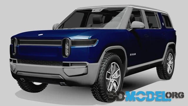 Rivian r1s 2018rar (Blender)