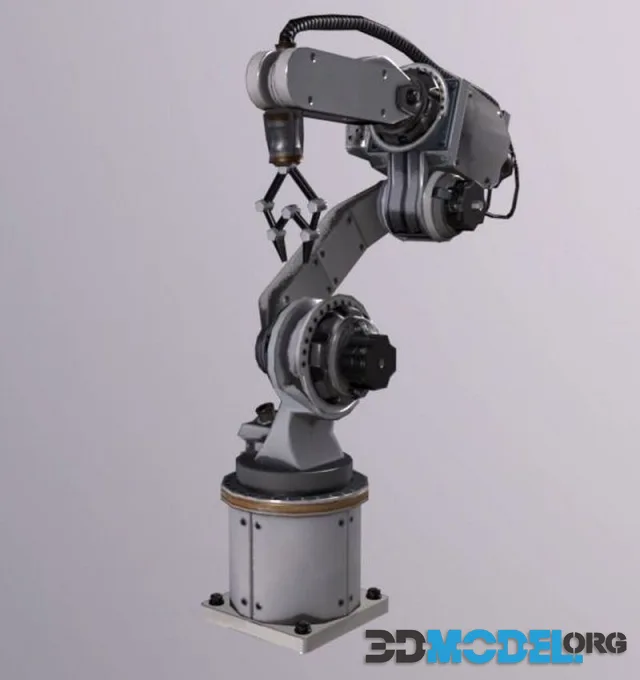 Robotic Arm Low-poly (PBR)