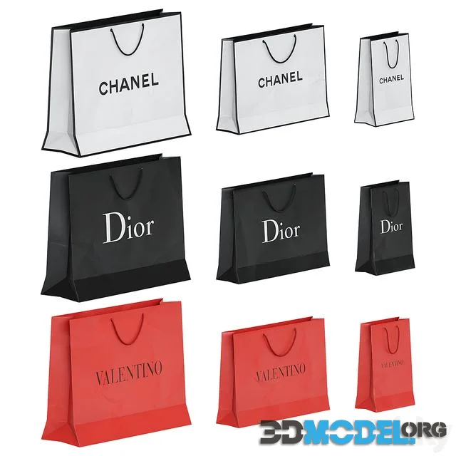 Set of Brand Shopping Bags 2