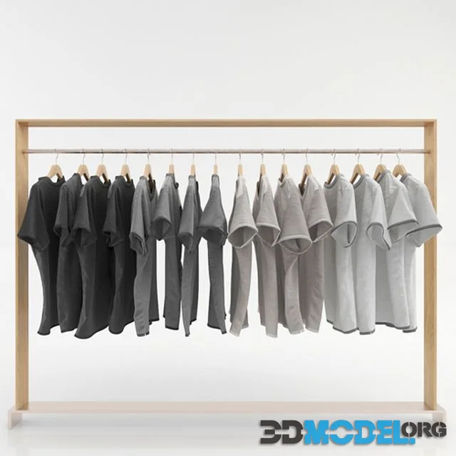 Set of clothes on a hanger