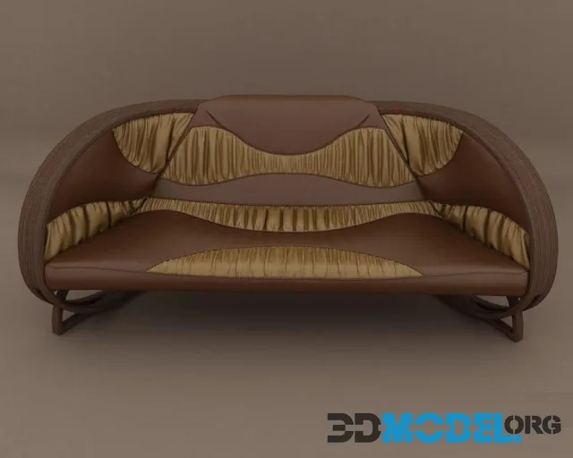 Sofa gold (PBR)