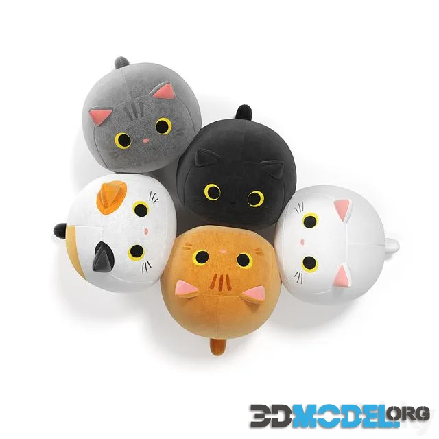 Soft toys cats