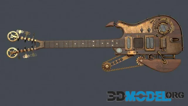 Steampunk guitar (PBR)