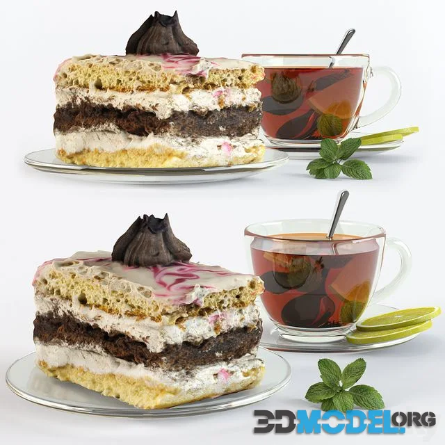 Tea with cake