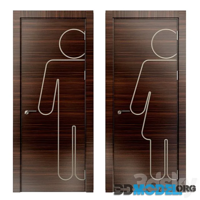 toilet door