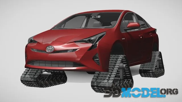 Toyota prius crawler 2017 (Blender)