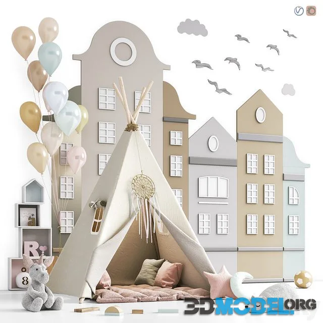 Toys , decor and furniture for nursery 132