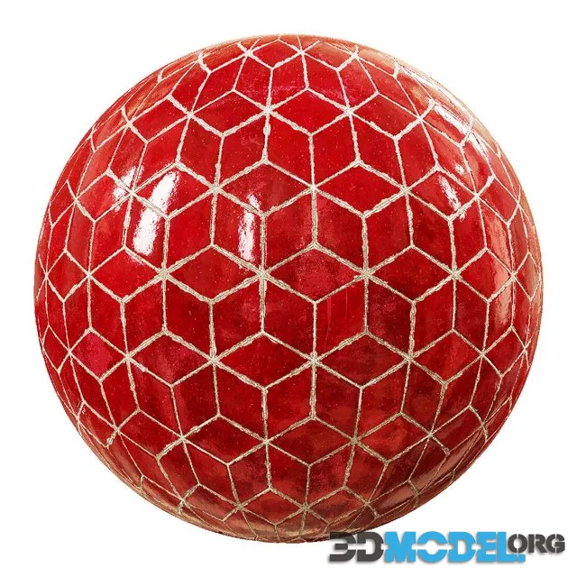 Triangle red tiles 62 98 4K