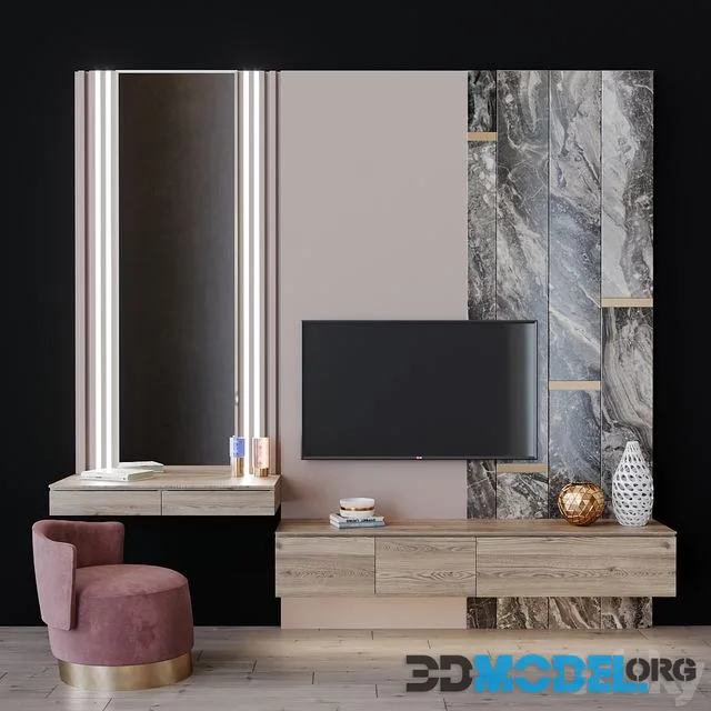 3D Model – tv set 60