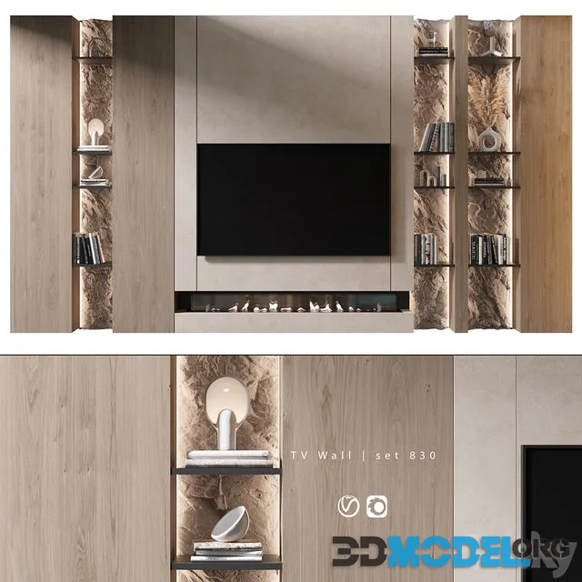 TV Wall set 830