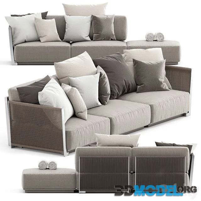 VULCANO OUTDOOR SOFA by FLEXFORM