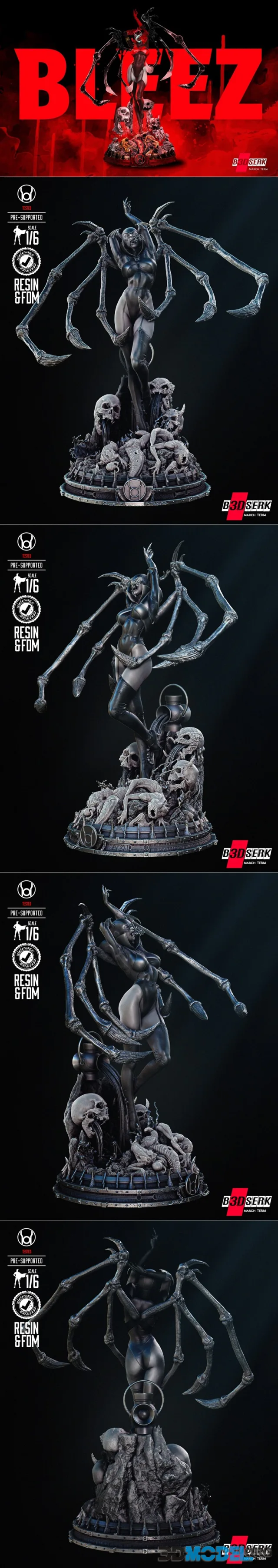 B3DSERK - Bleez Scultpure – Printable